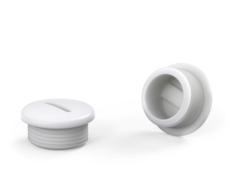 Blindstopfen d-M20 x 1,5mm, RAL7035 (lichtgrau)