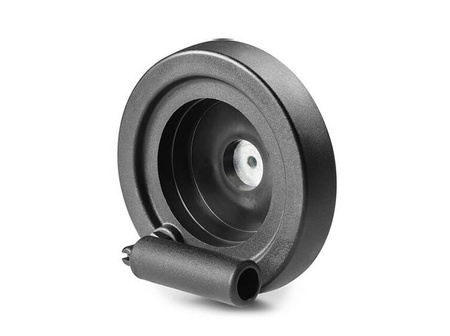 Ruční kolo s otočnou rukojetí skládací s možností montáže ukazatele D-149mm d1H7-14mm d5-87(S80/1)