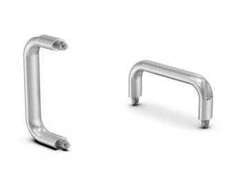 Aluminium-Bügelgriff mit M6 x 30 Gewindehülsen, I - 350