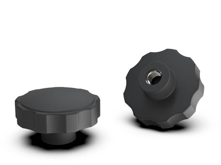 Star knob with built-in nut D-30mm M4