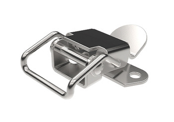 Hakenverschluss mit Löchern, Typ A, Edelstahl