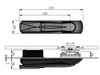 Tilt handle with space for insert PA6 / PA6, 90° CW, 2.6-3.5 mm with cap
