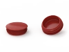 Abdeckkappe für Rundprofile D-23mm, 1,0mm-2,5mm, RAL3000 (Feuerrot)