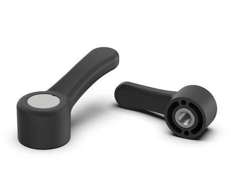 Fixed lever EUROMODEL with threaded sleeve R-112mm M16