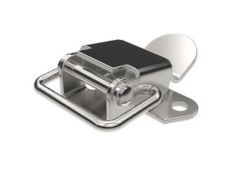 Zapięcie hakowe z otworami, Typ B, stal nierdzewna