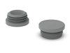 Krytka pro kulaté profily D-45mm, 1,0mm-2,5mm, RAL7042 (světle šedá)
