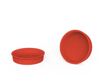 Osłona stożkowa D-47mm d-41,3mm d1-43,5mm h-14mm czerwona