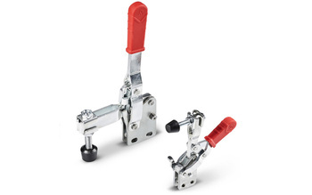 Docisk szybkomocujący pionowy z przylgą pionową oraz wertykalnym dociskaczem Ht-155mm, F1-125kg