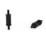 Tuleja dystansowa z tworzywa d1-M3 L-26mm SW-6, kolor czarny